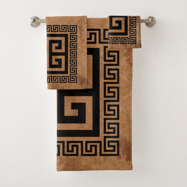 Design noir Motif grec (En situation)