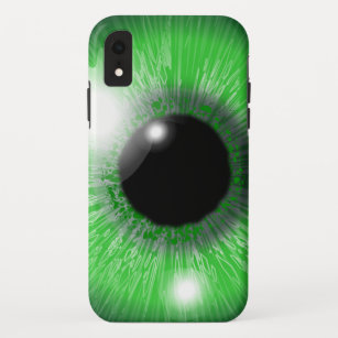 Design of green eyes Case-Mate iPhone case