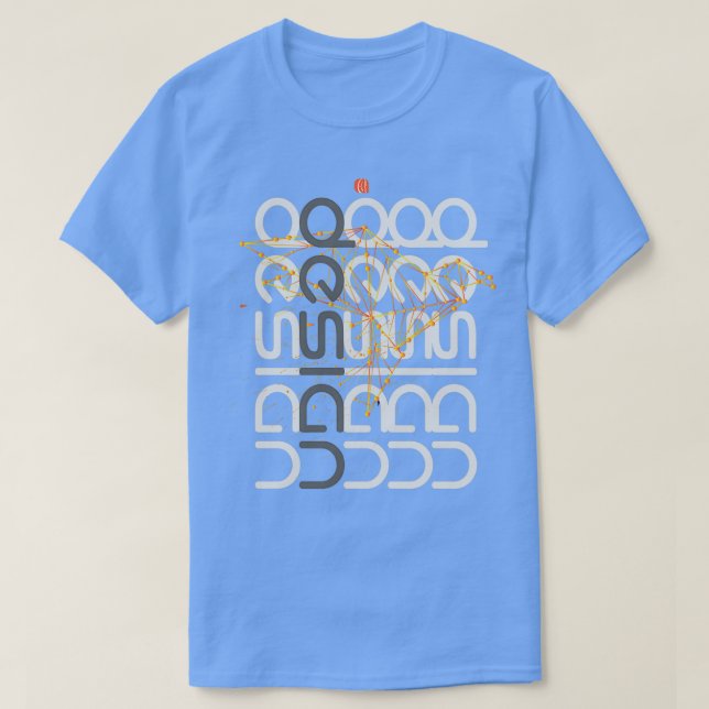 Design Origami Light Abstract T-Shirt (Design Front)