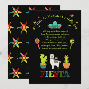 Design Own FIESTA Folk Art Wedding Bridal Shower Invitation