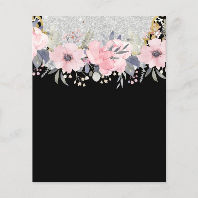 Design OWN Girly Party Event Wedding Birthday Flyer (Front)