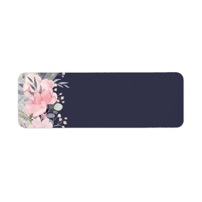 Design Own Pretty Girly Pink Floral Stationery (Front)
