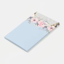 Design Own Pretty Girly Pink Floral Stationery