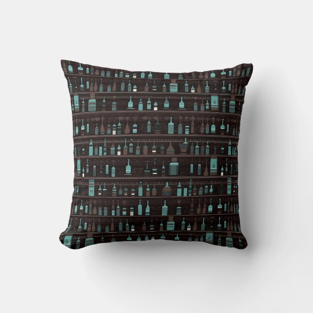 Design Pattern Throw Pillow (Front)