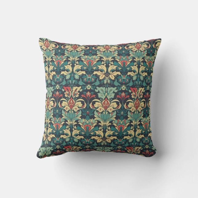Design Pattern Throw Pillow (Back)