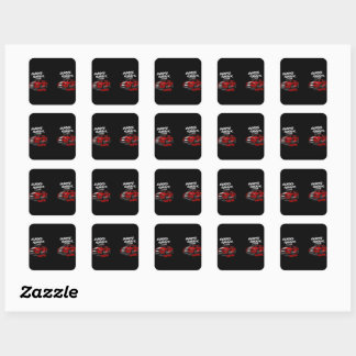 Design, Print, and Personalize Your Own Square Sticker