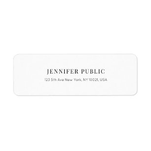 Design professionnel moderne Modèle blanc tendance