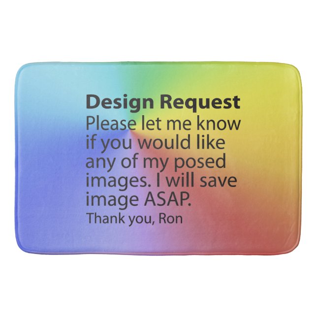 Design Request Bath Mats (Front)