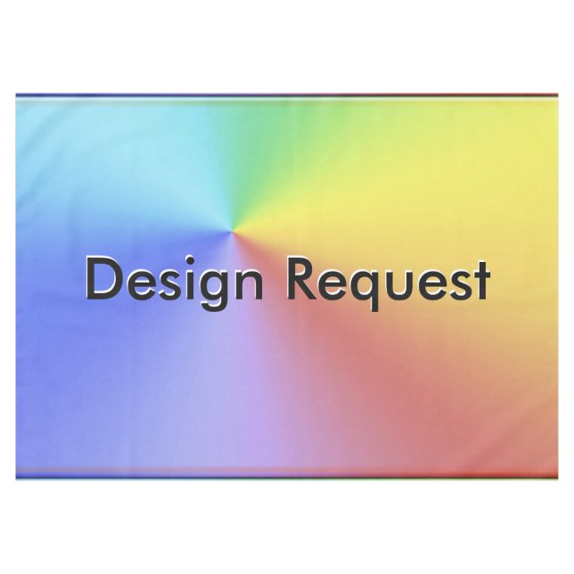 Design Request Tablecloth (Front (Horizontal))