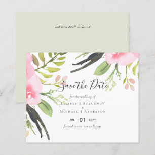 Design Save The Date Template Add Graphics BUDGET
