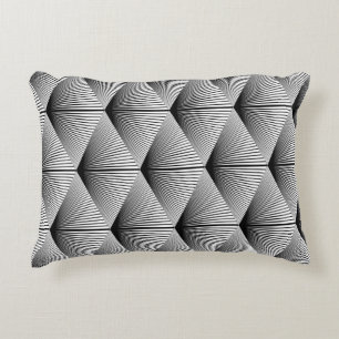 Design seamless diamond geometric pattern. Abstrac Accent Pillow