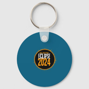 Design Shirt Total Solar Eclipse April Astronomy Keychain
