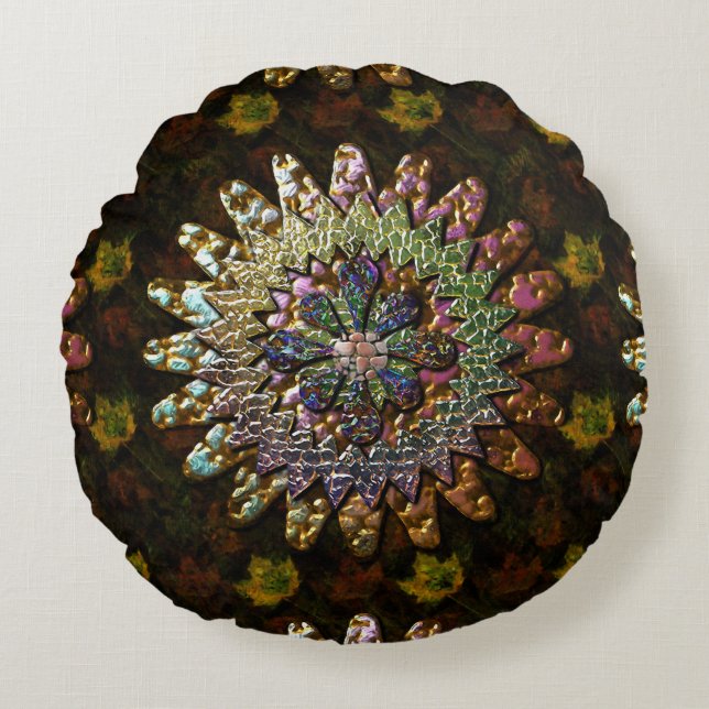 Design sierkussen around P26 Round Pillow (Front)