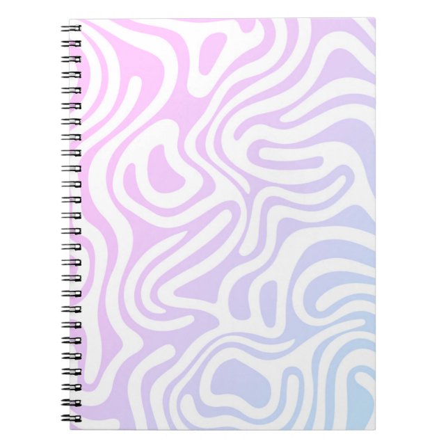 Design simple et élégant Carnet spiral abstrait (Devant)