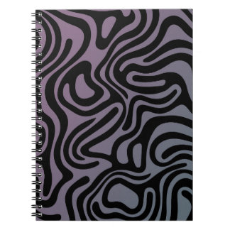 Design simple et élégant Carnet spiral abstrait