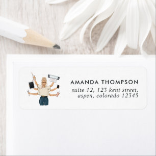 Design sophistiqué d'artisanat Queen Branding Desi
