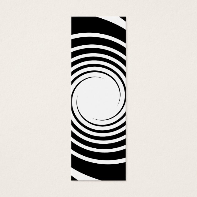 Design spiral noir et blanc. (Devant)
