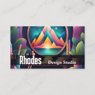 Design Studio Graphic Desinger Social Media Art Business Card