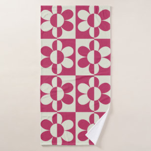 Design super rétro sans couture avec marguerite vi