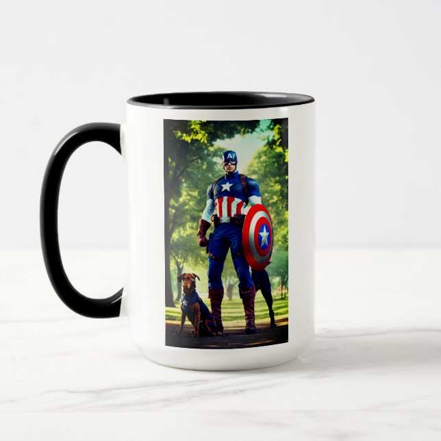 Design Superhero sur tasse (Gauche)