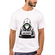 Design T-Shirt Black Hacker