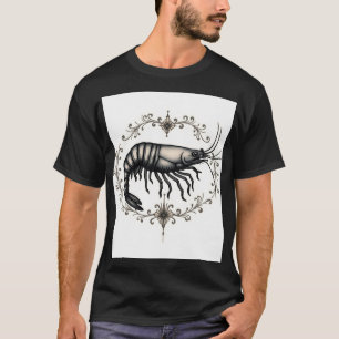 Design T-shirt classique de crevettes Flash tatoua