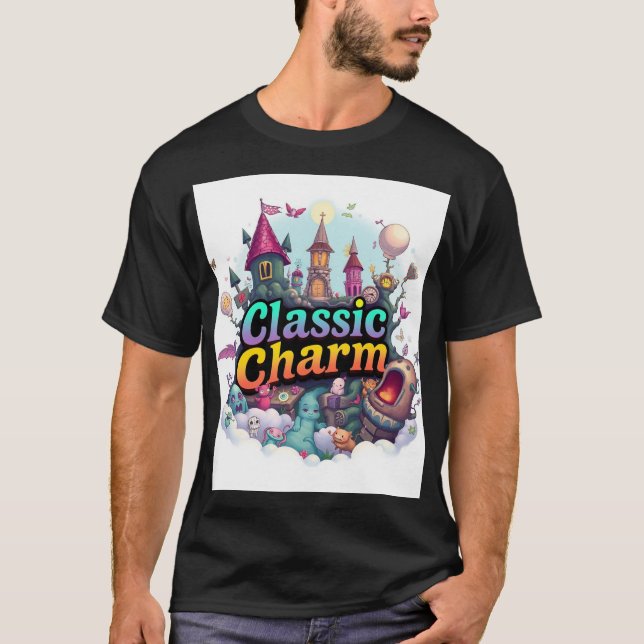 Design T-shirt de charme classique (Devant)