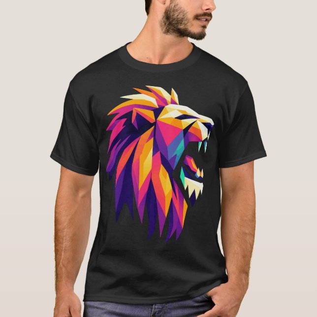 Design T-shirt Lion (Devant)