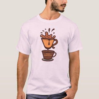 Design T-shirt pour les amateurs de café