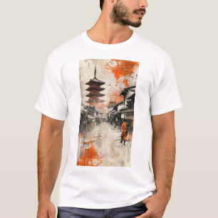 Design T-shirt unique inspiré par Kyoto