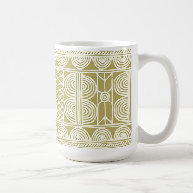 Design textile africain - Mug (Droite)