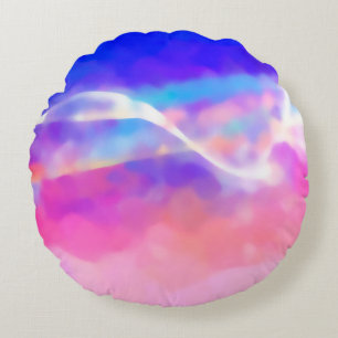design texture digital art background abstract smo round pillow