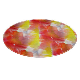 Design texture watercolor background cutting board