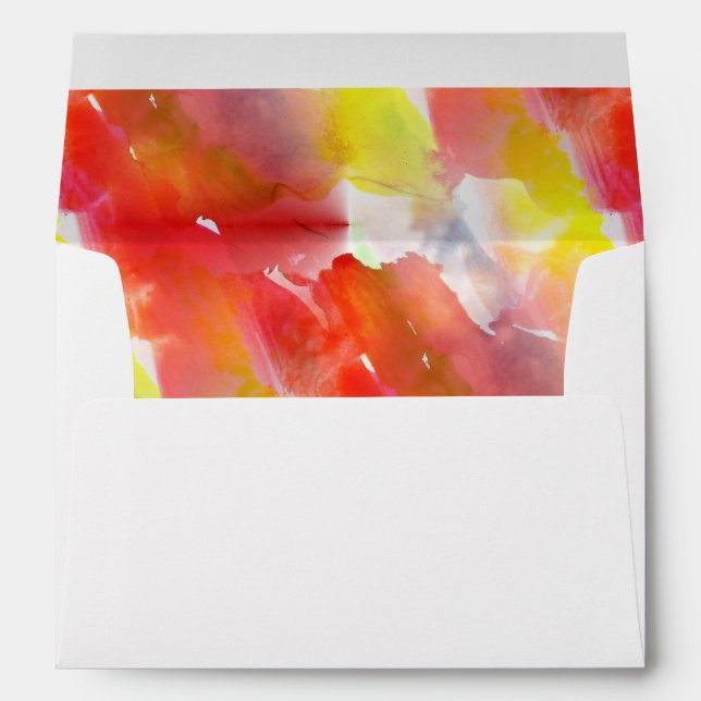 Design texture watercolor background envelopes (Back (Bottom))