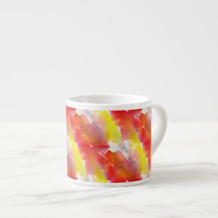 Design texture watercolor background espresso cup