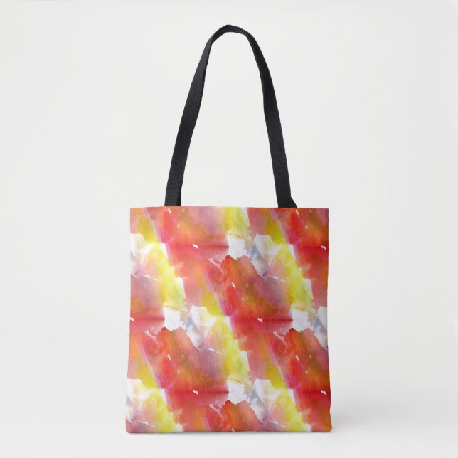 Design texture watercolor background tote bag (Front)