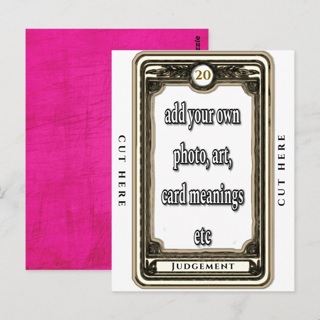 Design The Judgement Tarot Card (Front/Back)