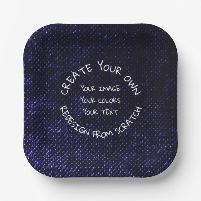 Design This Fully Customizable Paper Plate (Front)