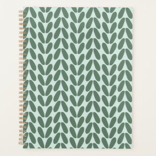 Design Vert Feuille Pastel Blue