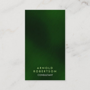 Design Vert moderne Carte de visite consultant