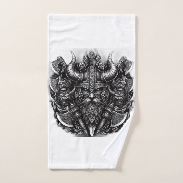 Design viking (Serviette à main)