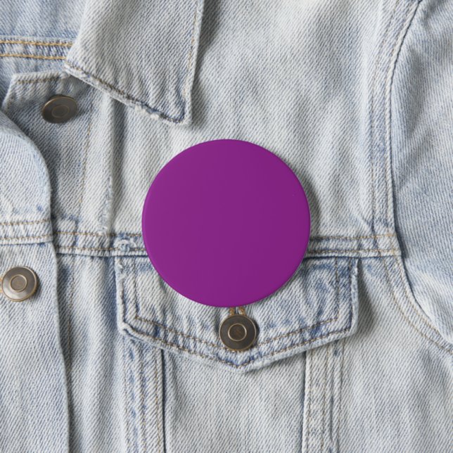 Design with a Stunning Purple Background and White 3 Inch Round Button (In Situ)