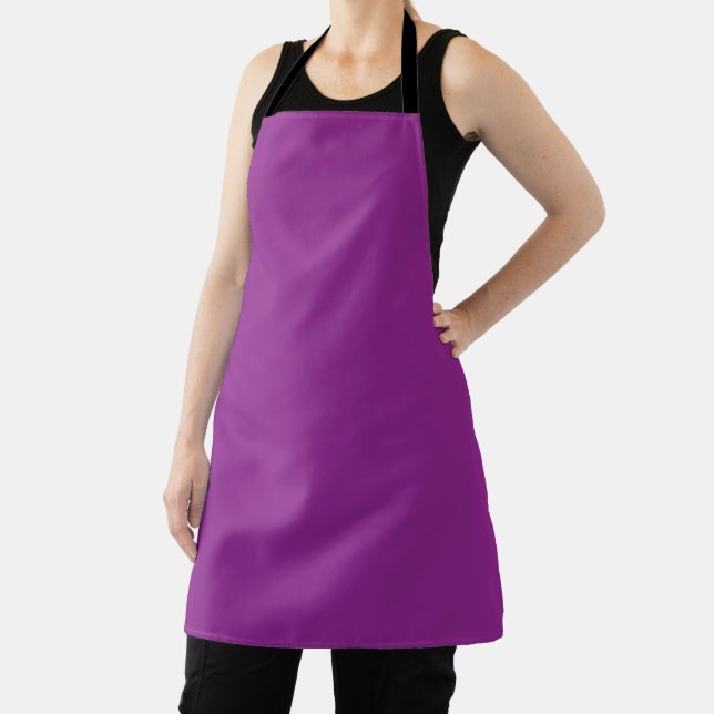 Design with a Stunning Purple Background and White Apron (Insitu)