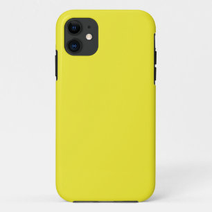 Design with a Yellow Background and Black Border iPhone 11 Case