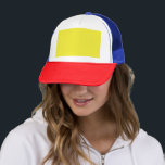 Design with a Yellow Background and Black Border Trucker Hat<br><div class="desc">Transform your website with a vibrant yellow background and sleek black border. Elevate your graphic design with a high contrast colour scheme,  minimalistic & modern elements for a professional & visually appealing look!"</div>