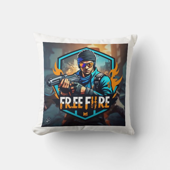 Design with gaming for smart ways  throw pillow (Front)