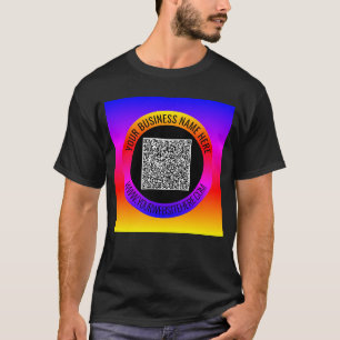 Design Your Branded Colour QR Code T-Shirt Example