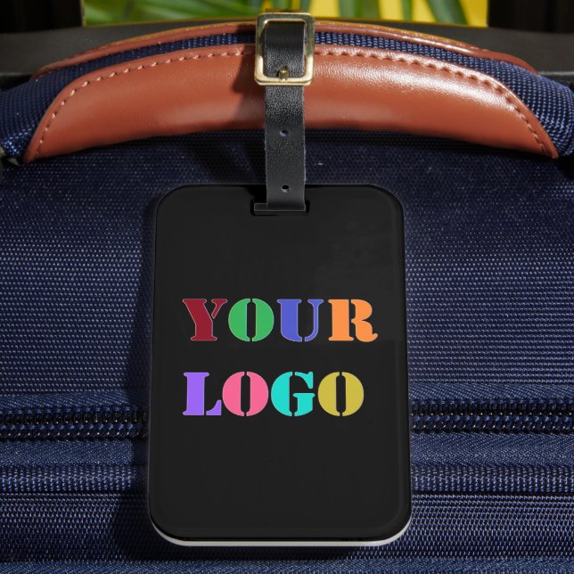 Design Your Logo Personalized Luggage Tag Example (Front Insitu 2)