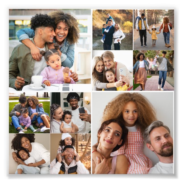 Design Your Own 10 Photo Collage (Front)