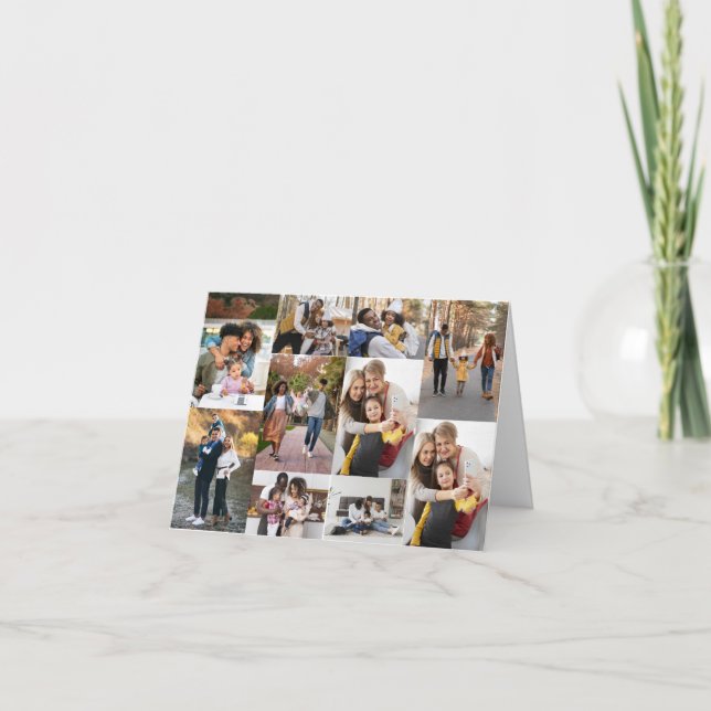 Design Your Own 10 Photo Collage Announcement (Front)